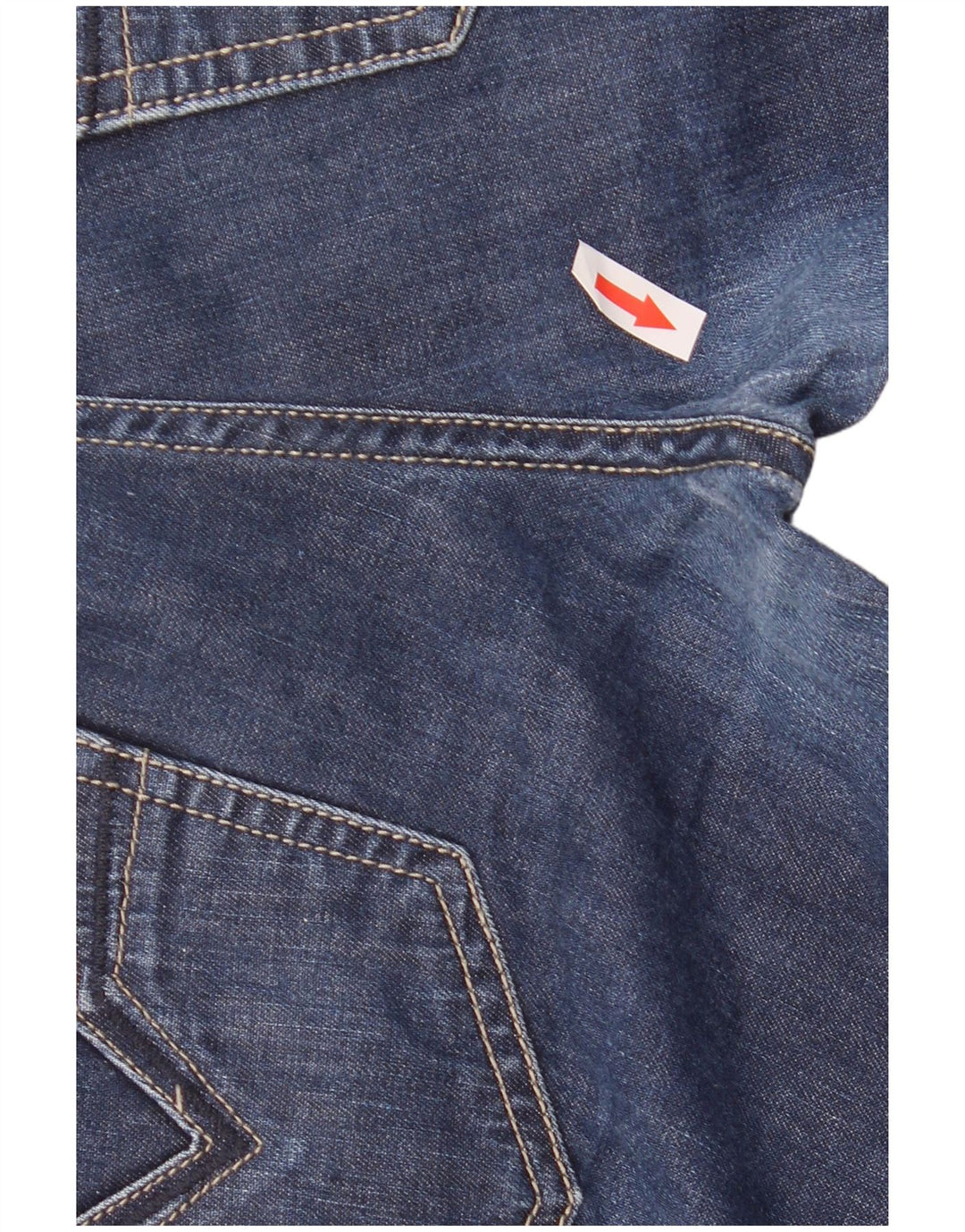 Shorts jeans masculino diesel Larkee Straight Regular W30 azul marinho médio