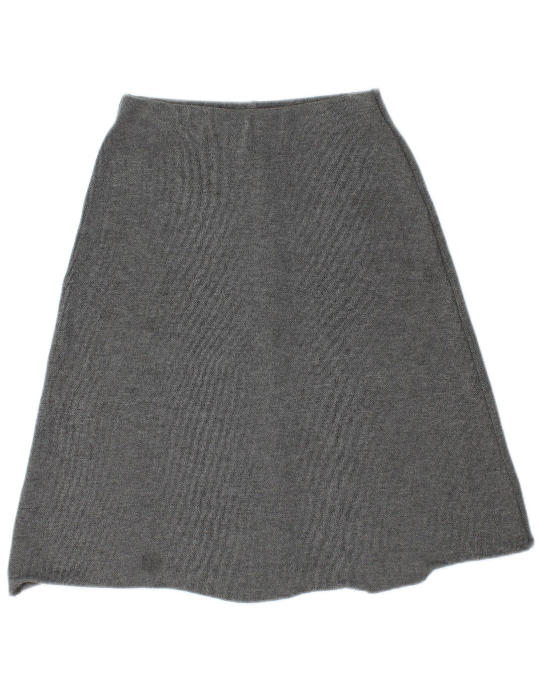 Saia feminina Zara A-Line pequena W28 poliéster cinza