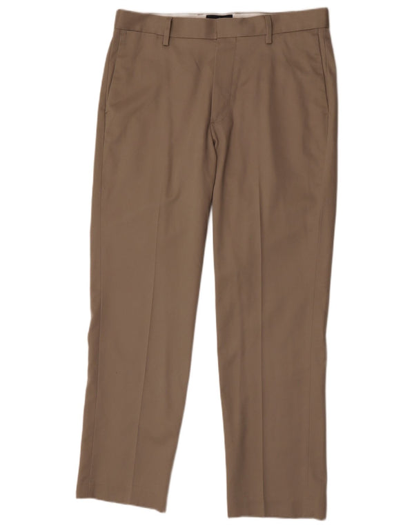 Dockers Mens Slim Fit Chino Trousers W33 L30 Beige Cotton