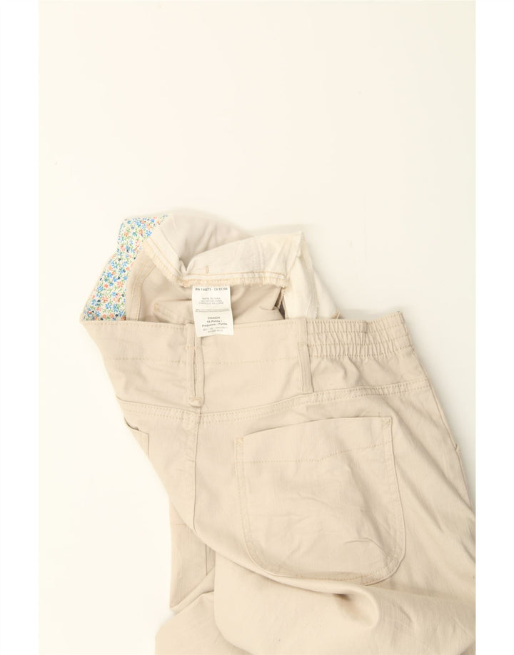 LEE Womens Straight Capri Trousers US 16 2XL W38 L18  Beige Cotton Vintage Lee and Second-Hand Lee from Messina Hembry 