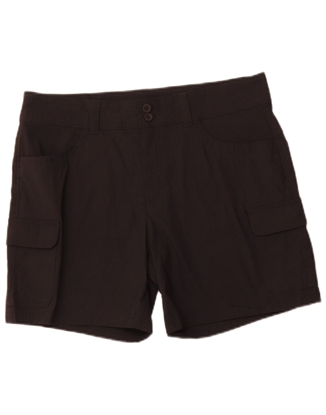 Shorts cargo feminino EDDIE BAUER EUA 12 grande W34 preto