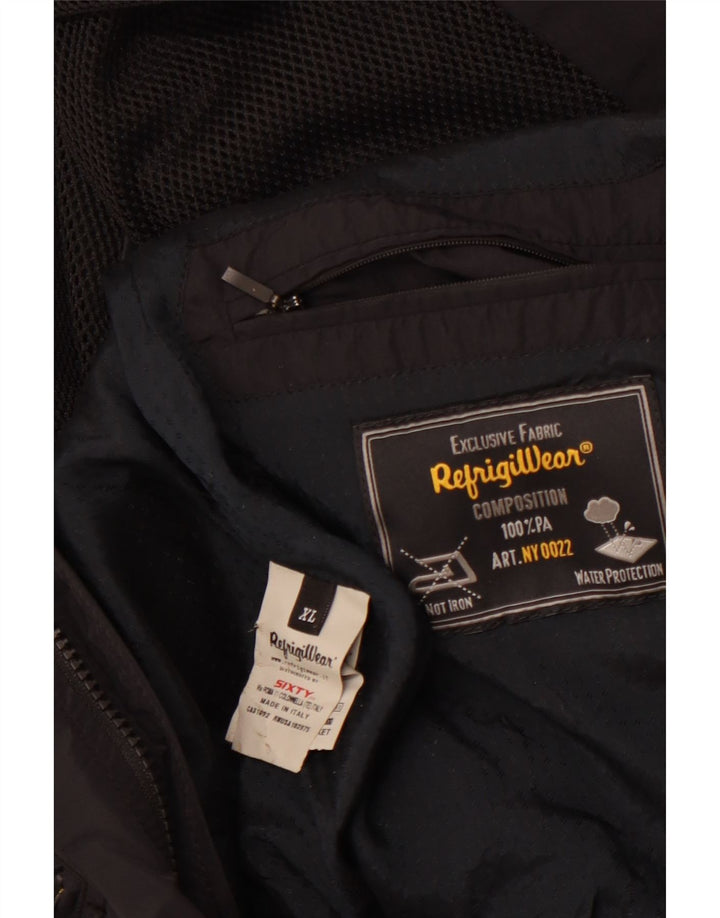 Jaqueta bomber feminina Refrigiwear UK 18 XL preta poliamida