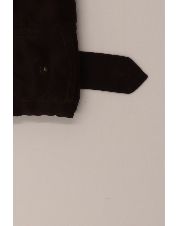 Jaqueta acolchoada feminina Musto UK 10 poliéster marrom pequeno