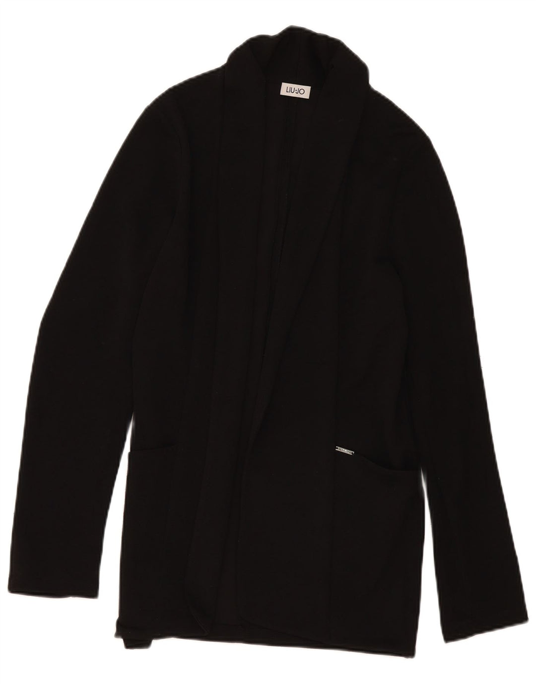 Liu Jo Suéter Cardigan Aberto Feminino IT 42 Poliéster Preto Médio