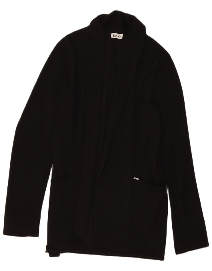 Liu Jo Suéter Cardigan Aberto Feminino IT 42 Poliéster Preto Médio