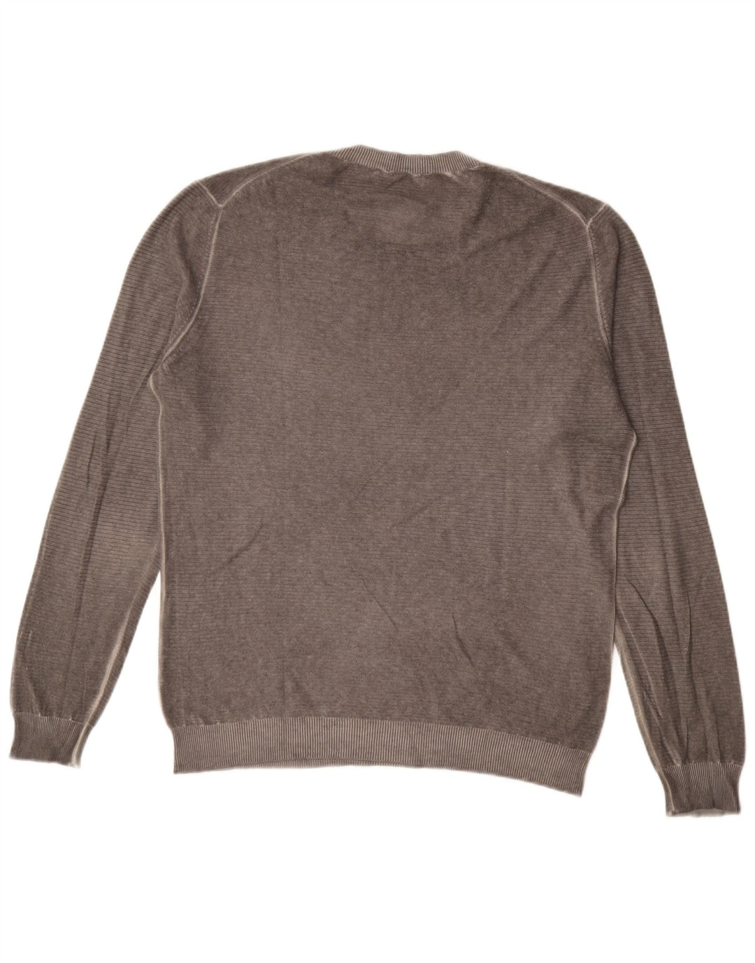 Suéter masculino Sisley com gola redonda grande cinza