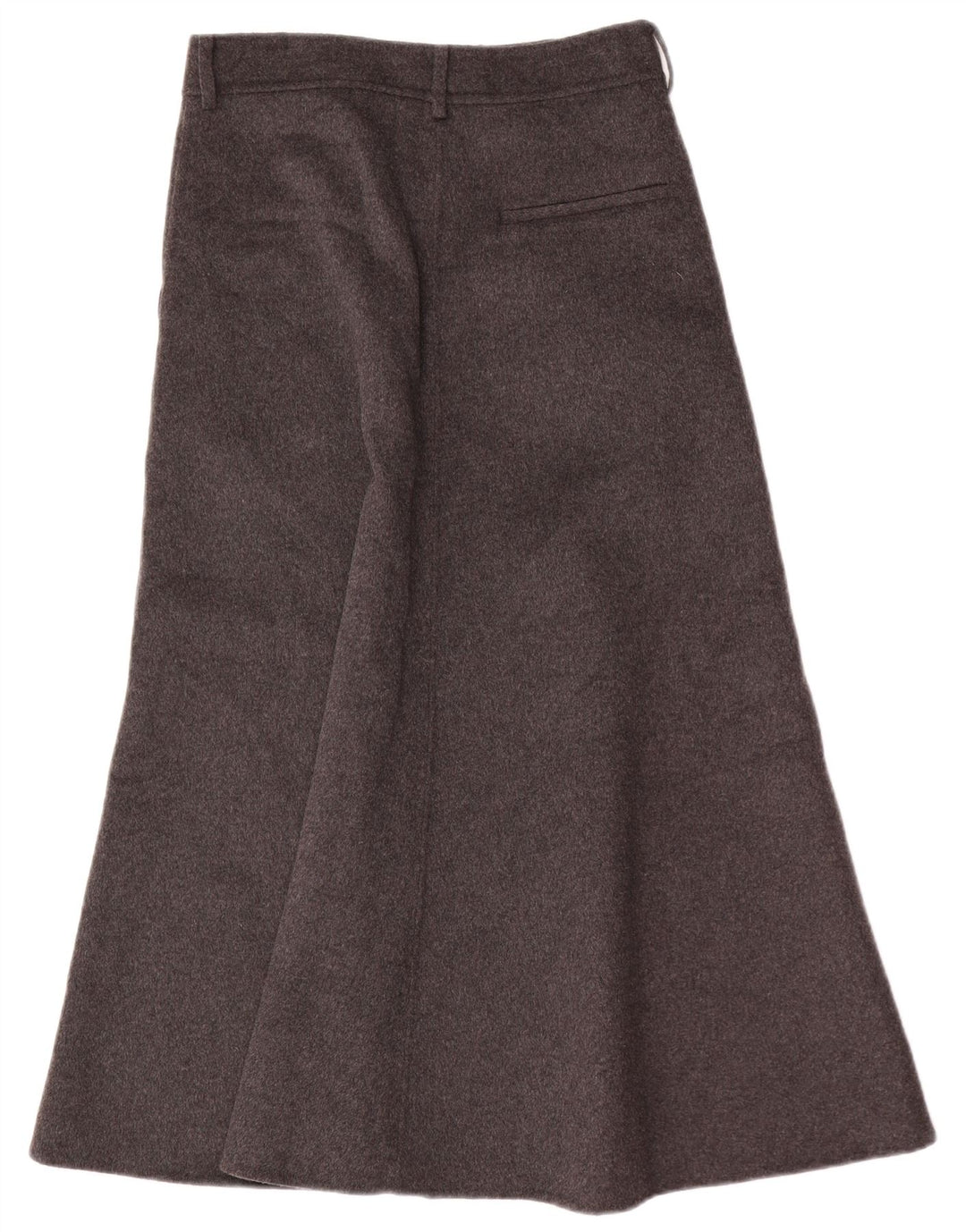 Zara Saia feminina Maxi A-Line pequena W28 lã cinza