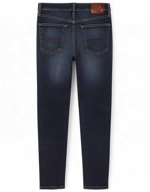 Hollister Mens Skinny Jeans W32 L30 Azul Marinho Algodão