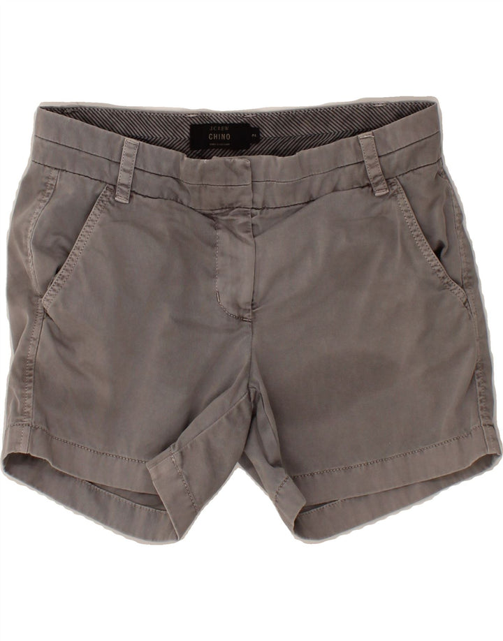 J. CREW Womens Chino Shorts US 2 XS W25  Grey Cotton Vintage J. Crew and Second-Hand J. Crew from Messina Hembry 
