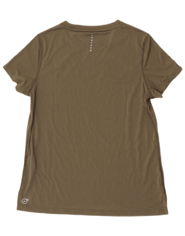 Camiseta feminina Puma UK 12 poliéster cáqui médio