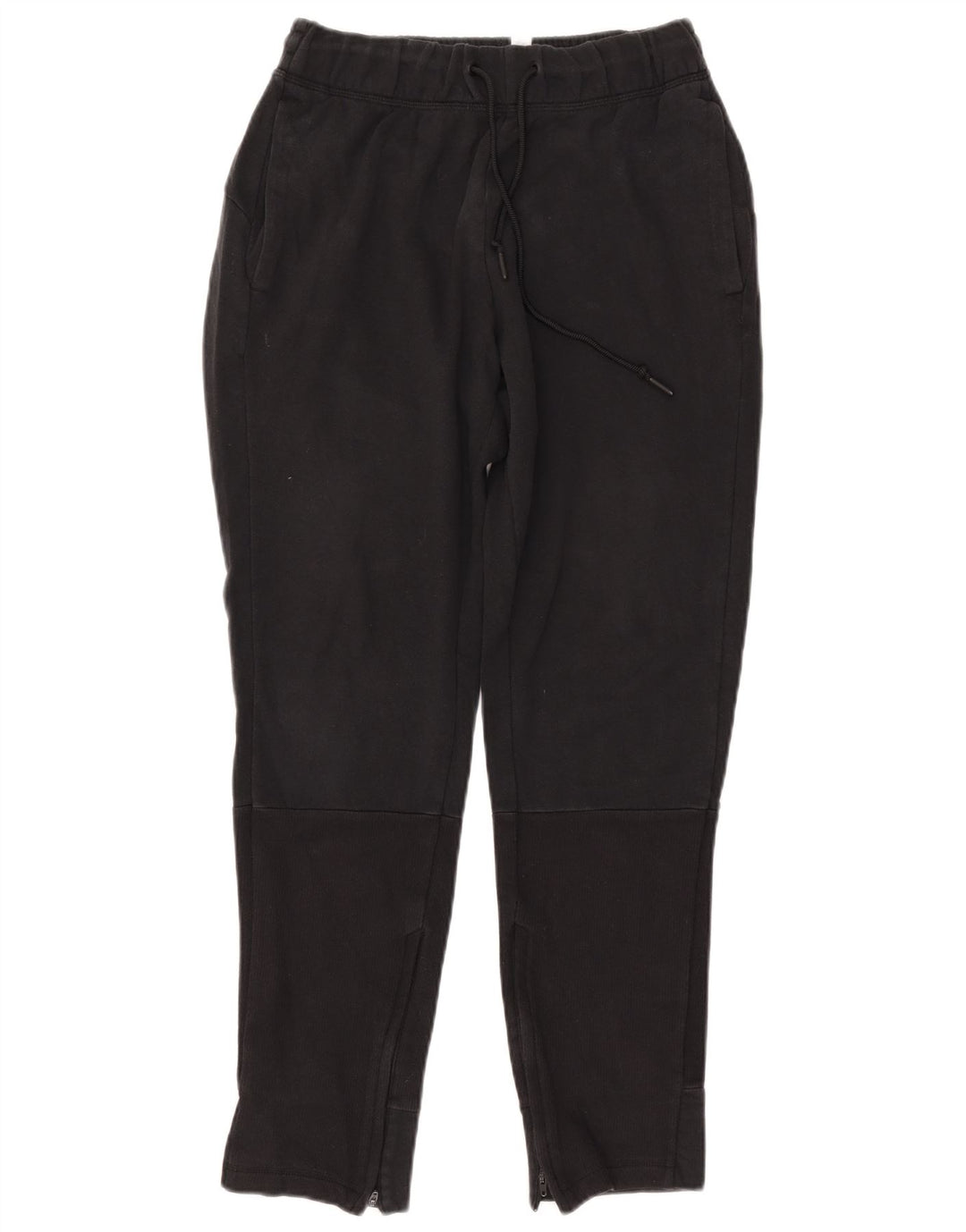 Calças de treino masculinas ADIDAS de algodão preto médio