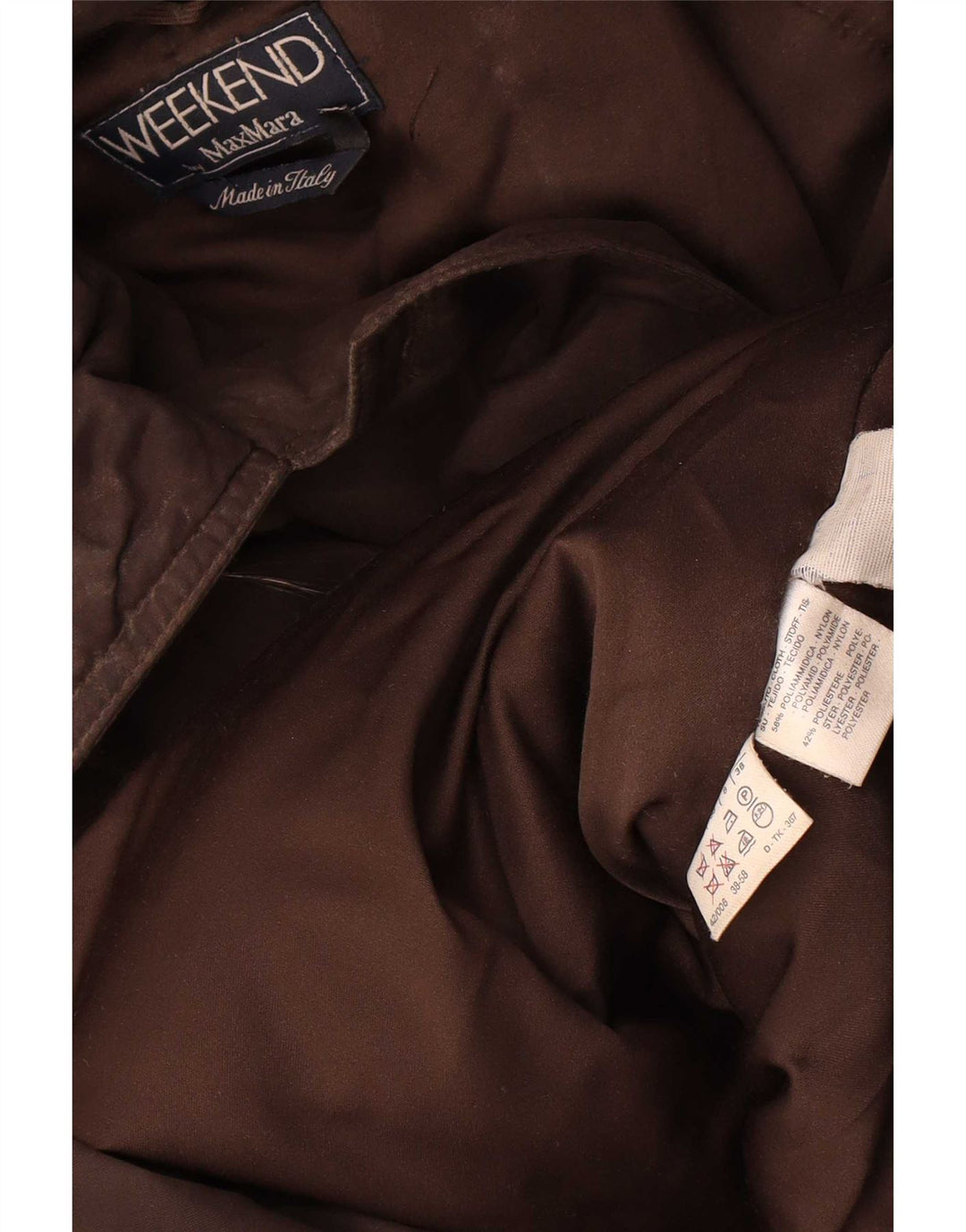 Max Mara Jaqueta Parka Feminina Oversized Com Capuz Reino Unido 8 Pequena Marrom