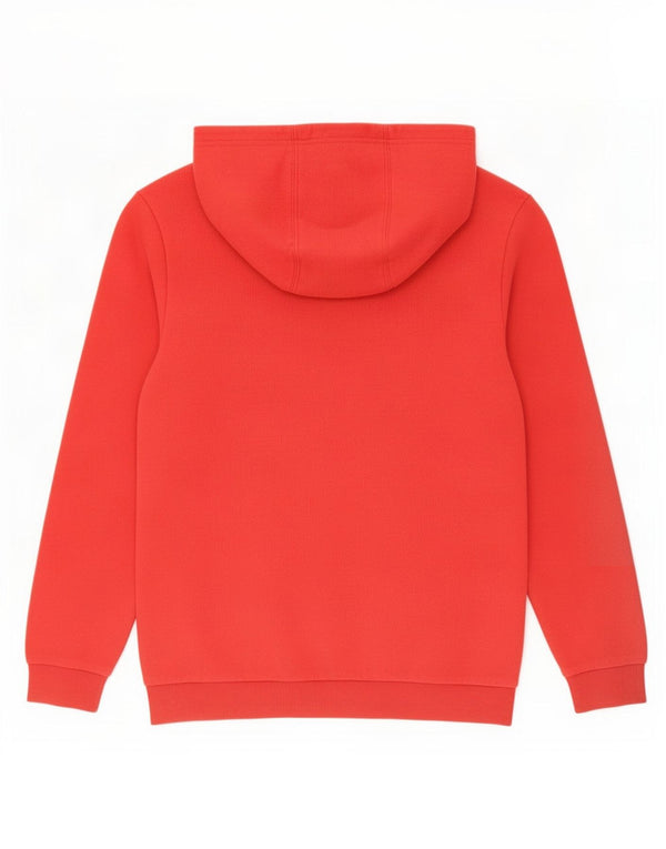 Adidas meninos moletom com capuz 11-12 anos vermelho algodão colorblock