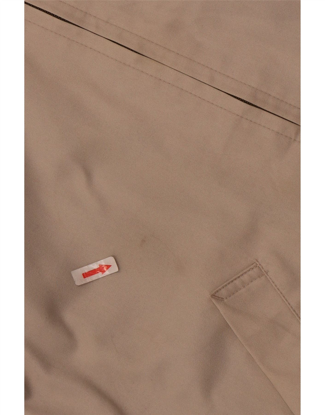 Jaqueta bomber masculina Marks & Spencer UK 36 poliéster bege pequeno