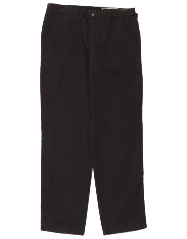 Calça Chino Carrera Masculina Reta W36 L34 Algodão Preto