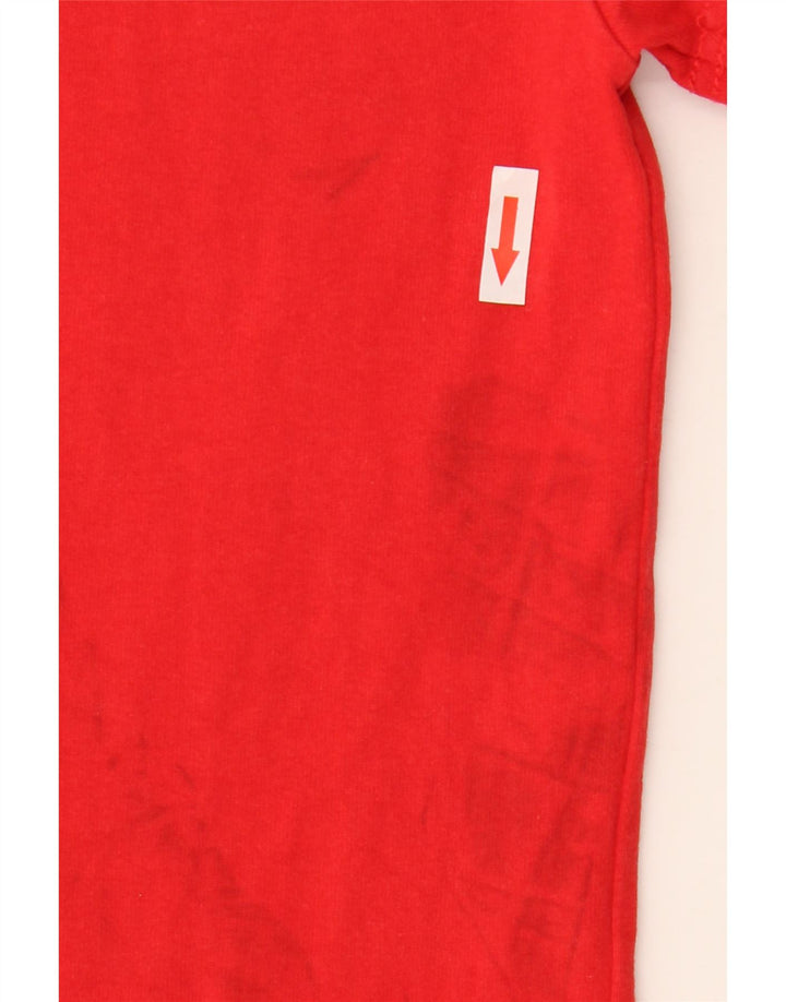 TOMMY HILFIGER Camiseta masculina top pequeno algodão vermelho