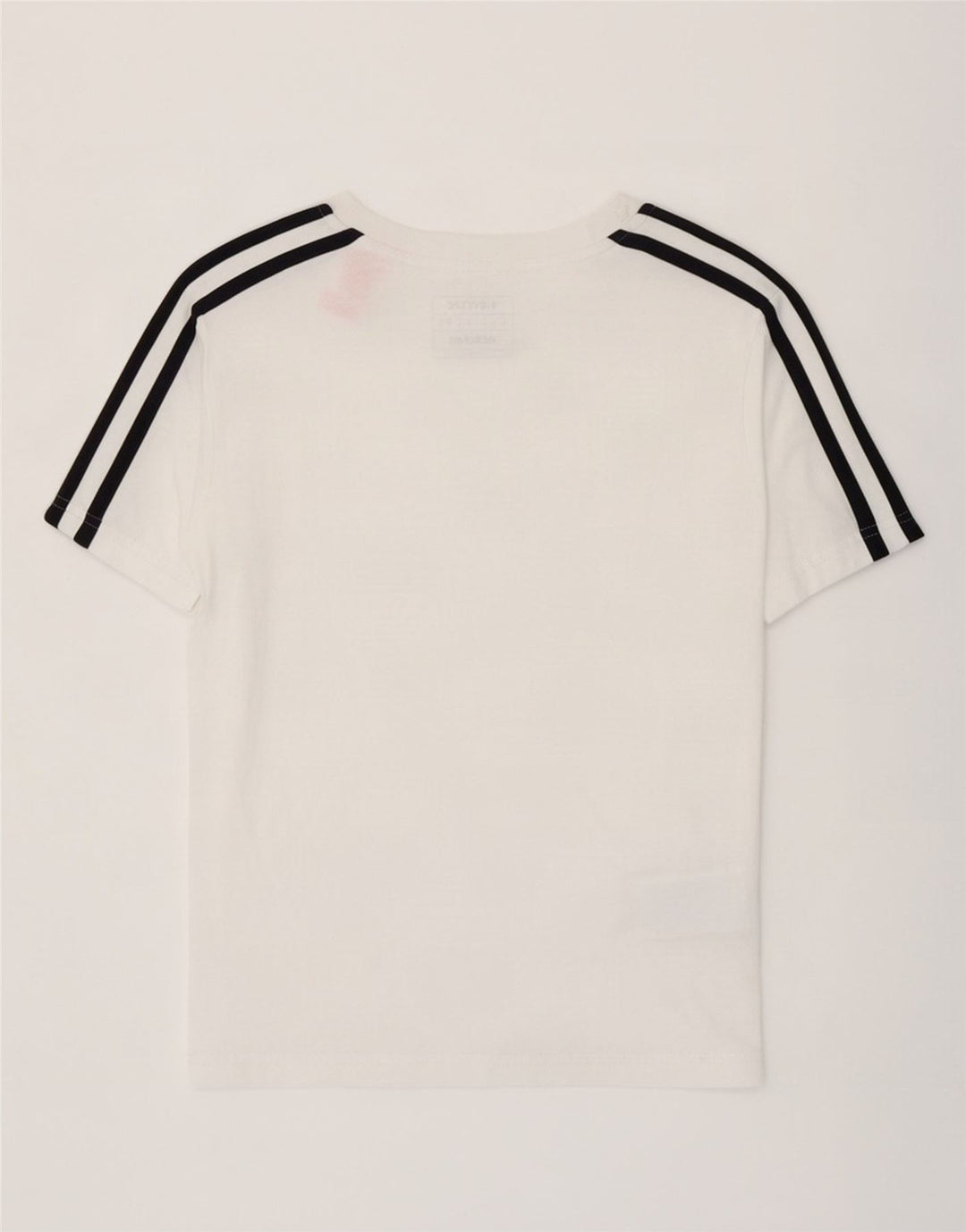 Camiseta Adidas Meninos Top 7-8 Anos Algodão Branco