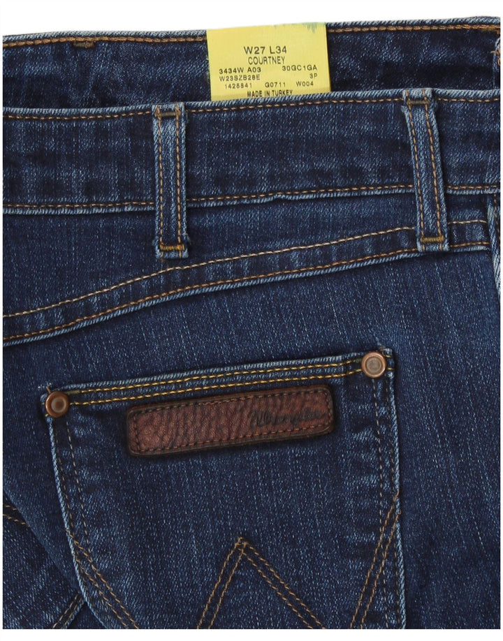 Jeans slim feminino WRANGLER W27 L31 algodão azul