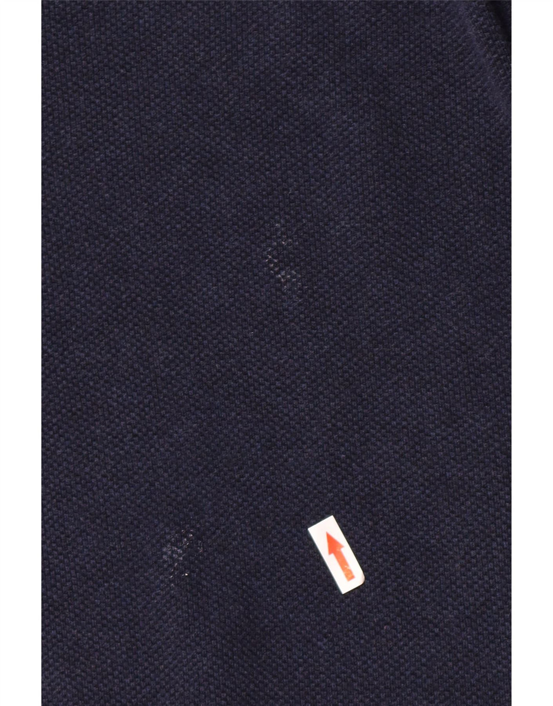 Suéter masculino John Lewis com zíper e gola alta de algodão azul marinho