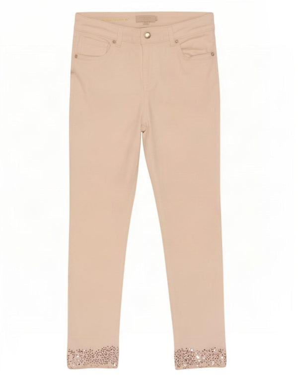 Jeans slim feminino Ted Baker W28 L26 algodão branco