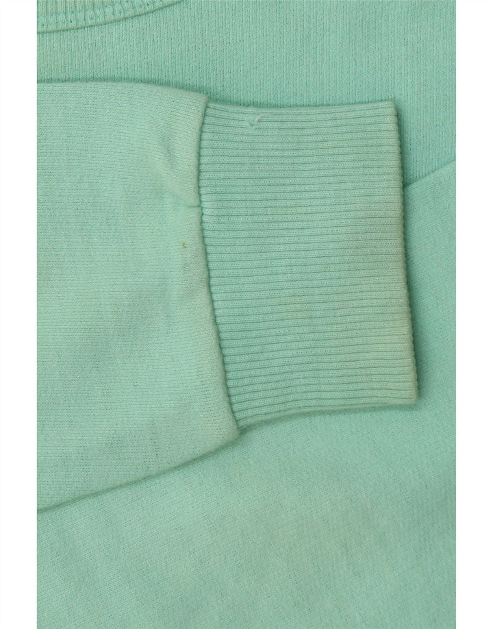 Suéter feminino VINTAGE IT 42/44 médio turquesa algodão