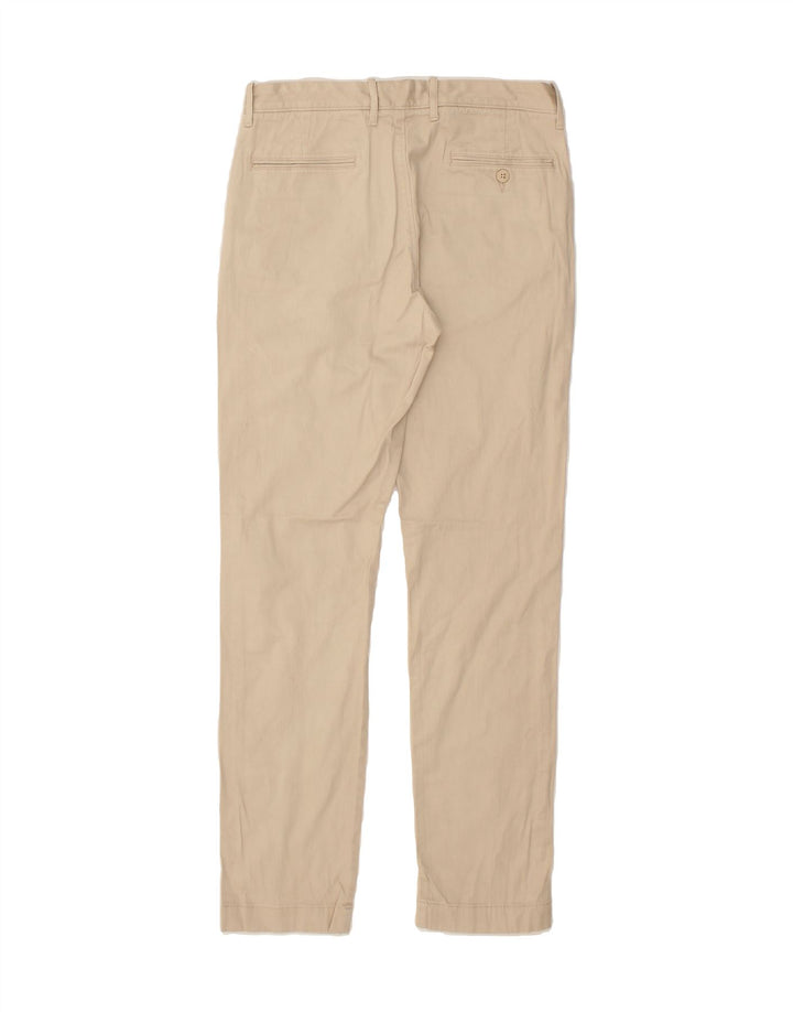 J. CREW Womens Slim Chino Trousers W29 L32 Beige Cotton Vintage J. Crew and Second-Hand J. Crew from Messina Hembry 