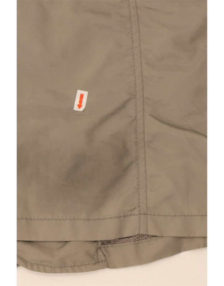 Jaqueta utilitária masculina Geox com capuz UK 42 XL cinza poliamida