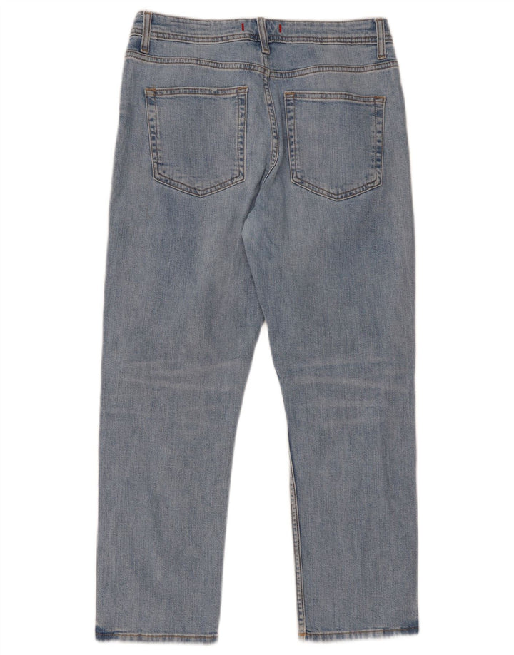 ZARA Jeans retos femininos EU 38 Pequeno W28 L26 Azul