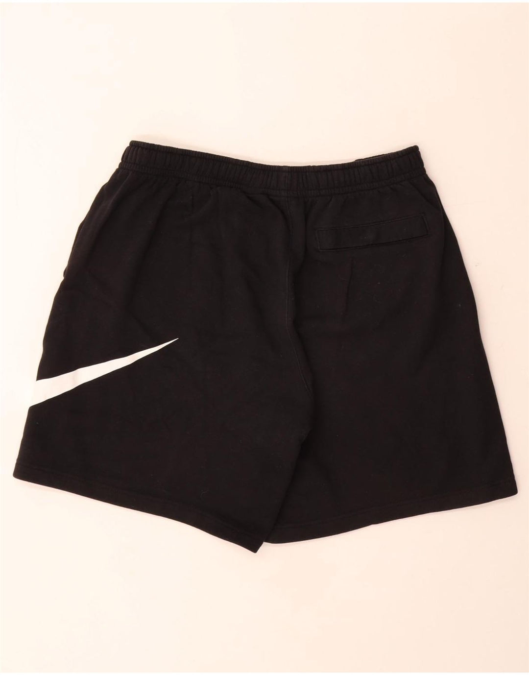Shorts esportivos gráficos masculinos NIKE grandes de algodão preto