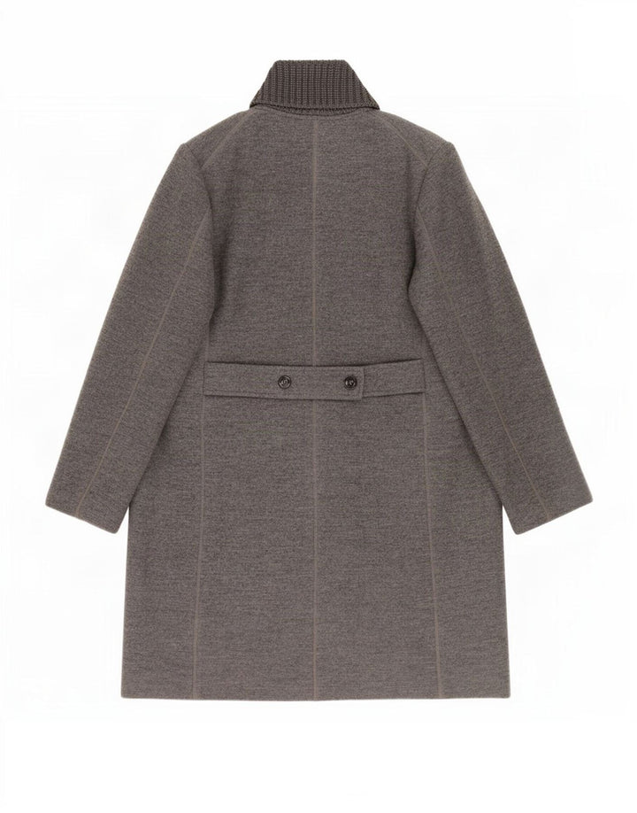 Sobretudo feminino Fay UK 18 XL lã virgem cinza
