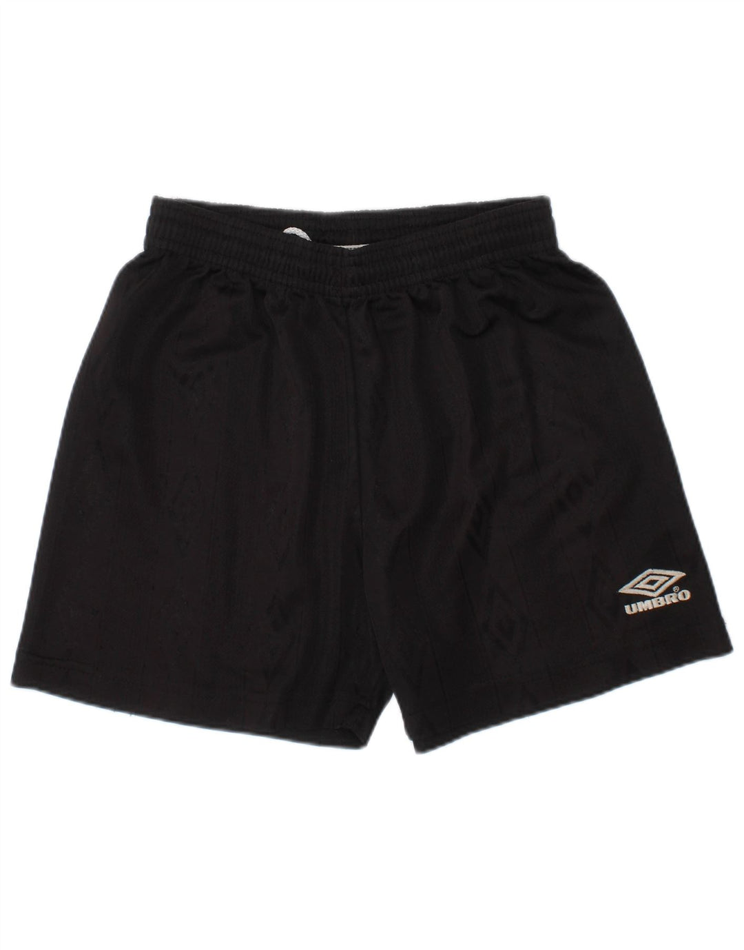 Shorts esportivos UMBRO para meninos 6-7 anos poliéster preto