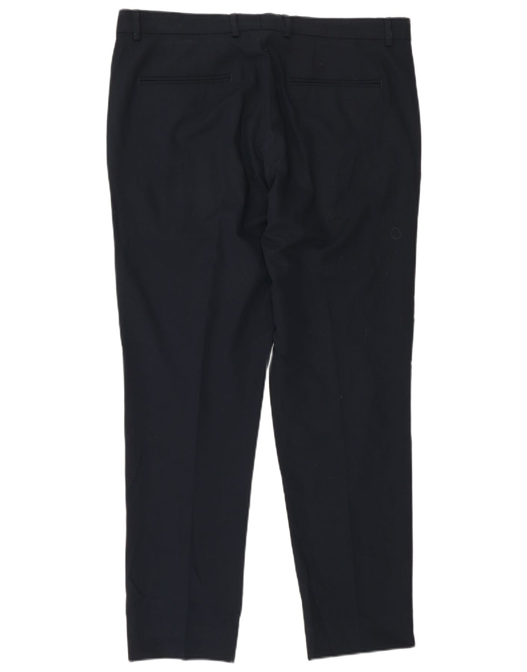 Zara Mens Slim Chino Calças EU 42 Grande W32 L29 Azul Marinho Poliéster