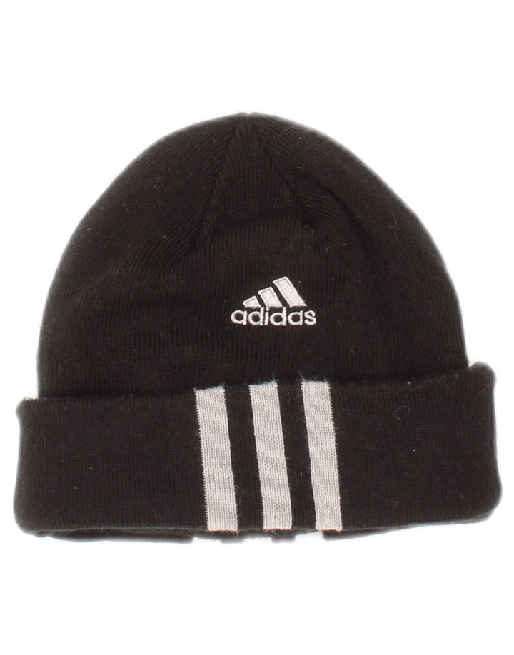 Gorro masculino Adidas tamanho único poliéster listrado preto