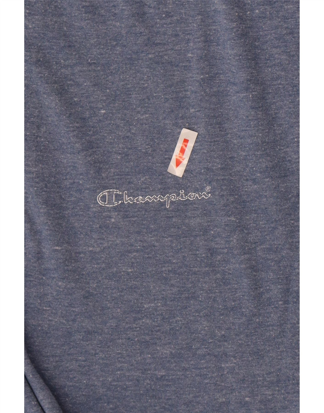 Camiseta masculina Champion XL algodão manchado azul