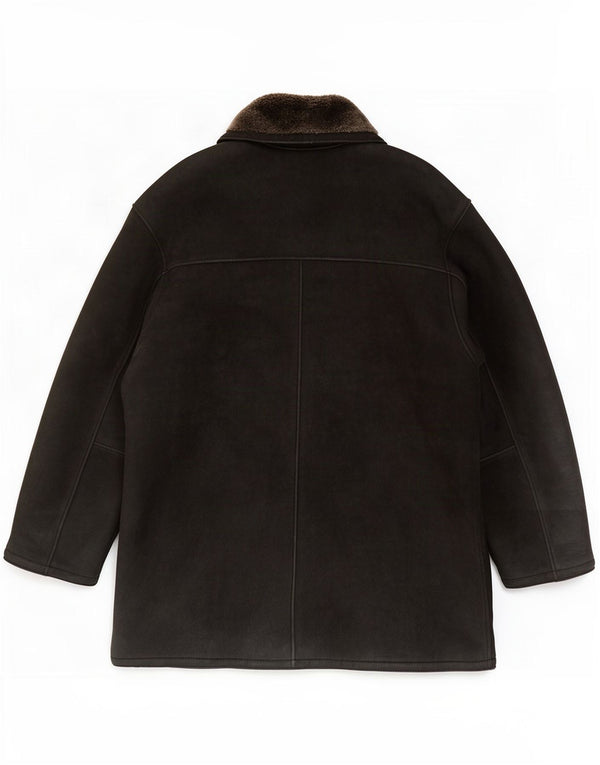 M. Jaqueta masculina Shearling Flues IT 56 3XL Couro Preto