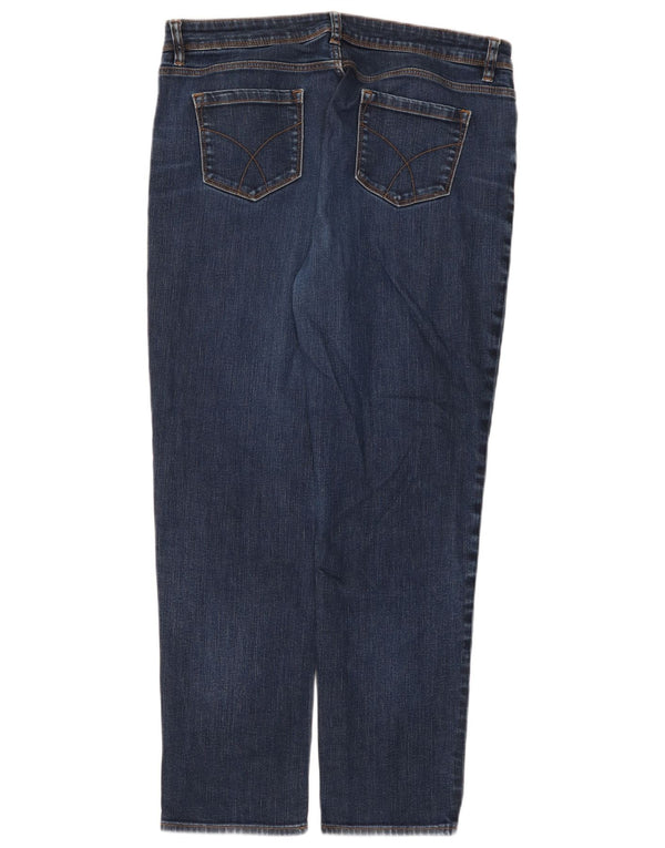 Crew Clothing Womens Slim Jeans UK 16 Grande W36 L28 Azul Algodão