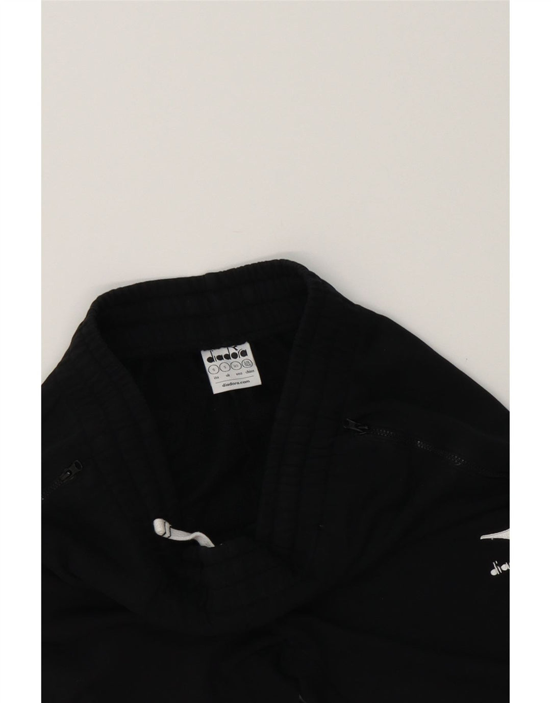 DIADORA Mens Tracksuit Trousers Joggers Small Black Vintage Diadora and Second-Hand Diadora from Messina Hembry 