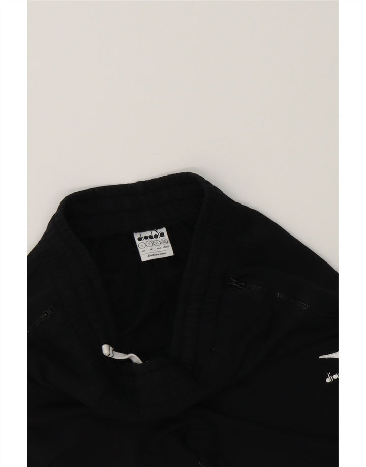 DIADORA Mens Tracksuit Trousers Joggers Small Black Vintage Diadora and Second-Hand Diadora from Messina Hembry 