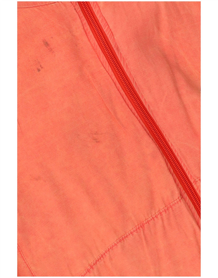 Fato de treino completo masculino vintage IT 48 poliéster laranja médio