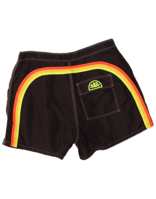 Sundek Mens Swimming Shorts Large Black Nylon
