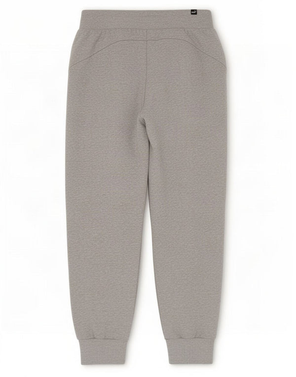 Calça de treino masculina Puma Joggers pequeno algodão manchado cinza