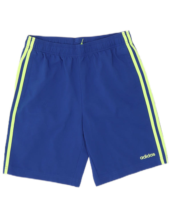 Shorts esportivos Adidas meninos 15-16 anos azul poliéster