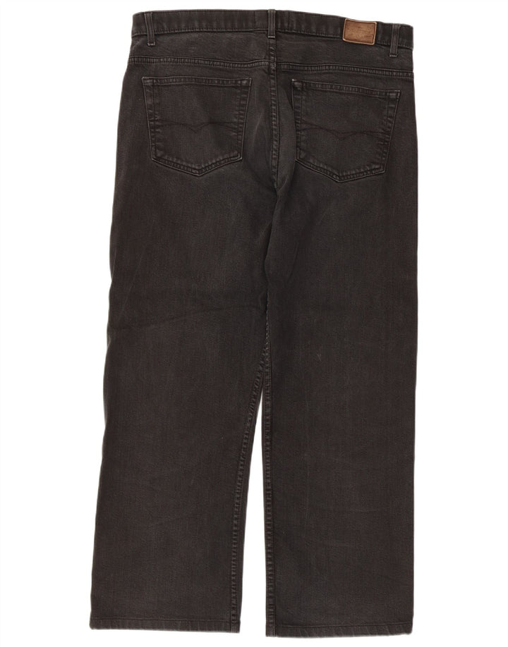 Jeans retos masculinos Marks & Spencer W36 L27 algodão preto