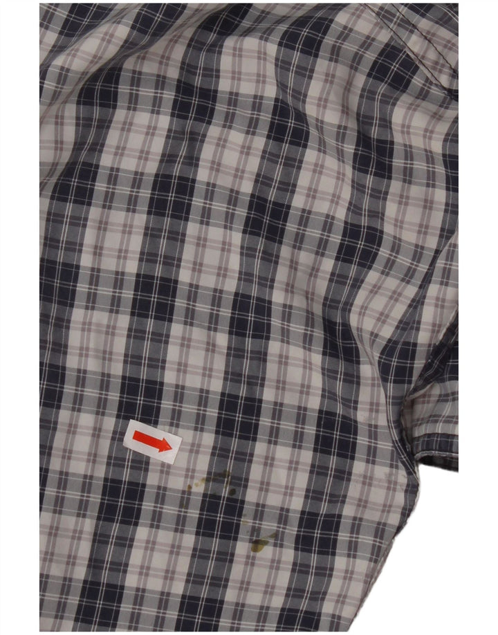 Camisa masculina Titanium COLUMBIA 2XL poliéster xadrez azul marinho