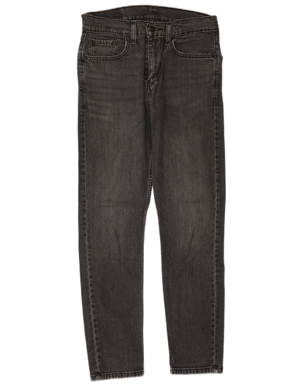 LEVI'S Masculino 502 Hi-Ball Tapered Jeans W29 L30 Algodão Cinza