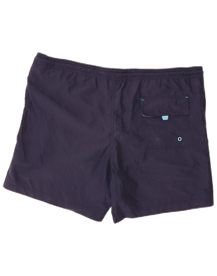 Shorts de natação masculino Marks & Spencer grande policloreto azul marinho