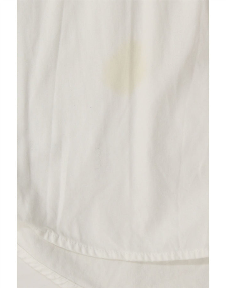Camisa masculina Tommy Hilfiger Slim Fit grande algodão branco