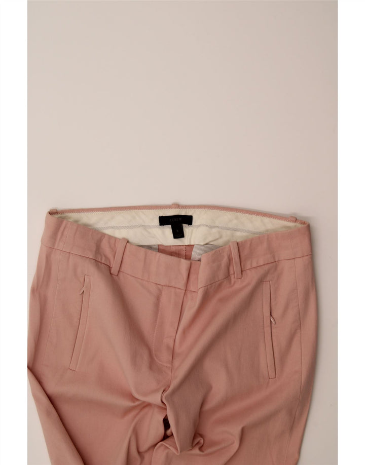 J. CREW Womens Bootcut Cropped Trousers US 6 Medium W30 L24 Pink Vintage J. Crew and Second-Hand J. Crew from Messina Hembry 