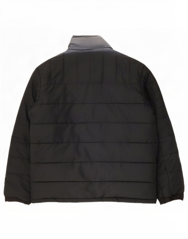Jaqueta acolchoada feminina Marks & Spencer Reino Unido 44 2XL poliéster preto