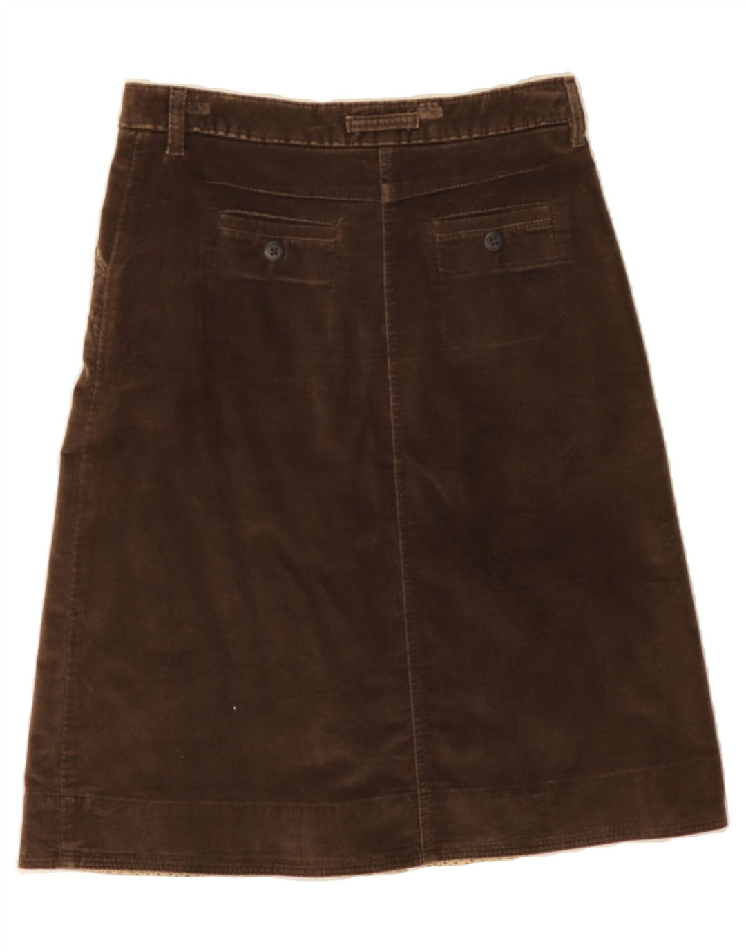 TIMBERLAND Womens A-Line Skirt US 2 XS W30  Brown Cotton Vintage Timberland and Second-Hand Timberland from Messina Hembry 